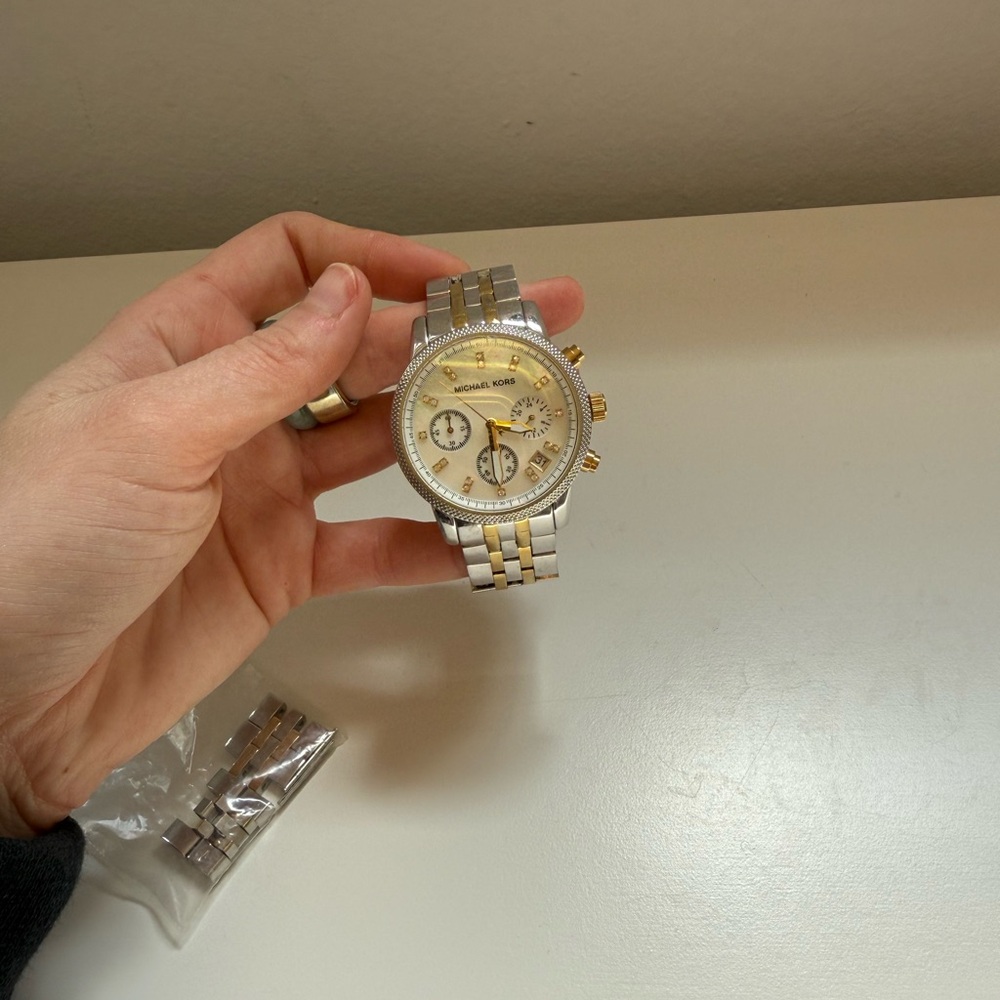 Michael Kors Two Toned Wristwatch